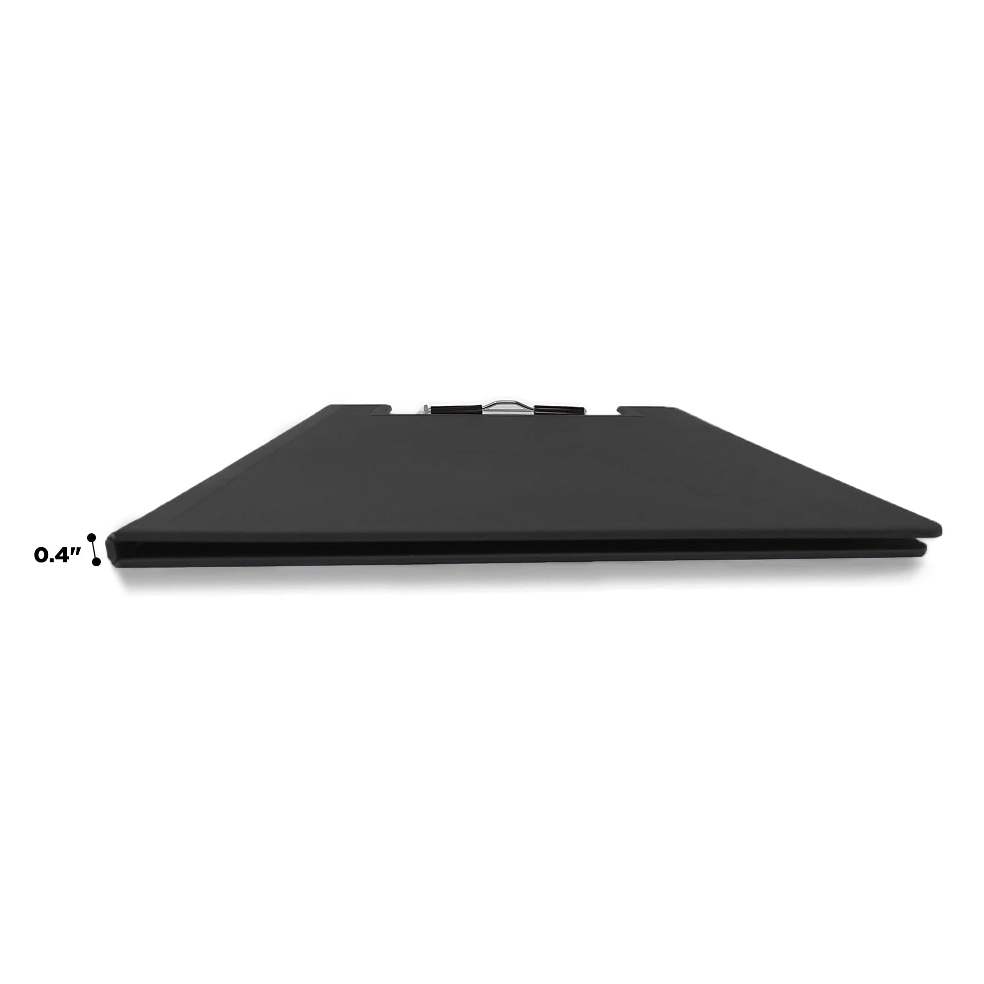 Carstens Confidential Heavy Duty Low-Profile Clipboard with Cover – Plastic, Black - Image 3